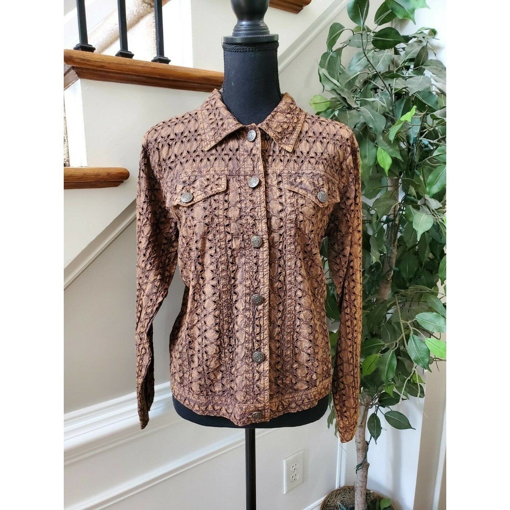 NWT- Carina Women Brown Blazer- Size Medium